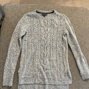 Light Blue Cable Knit Sweater